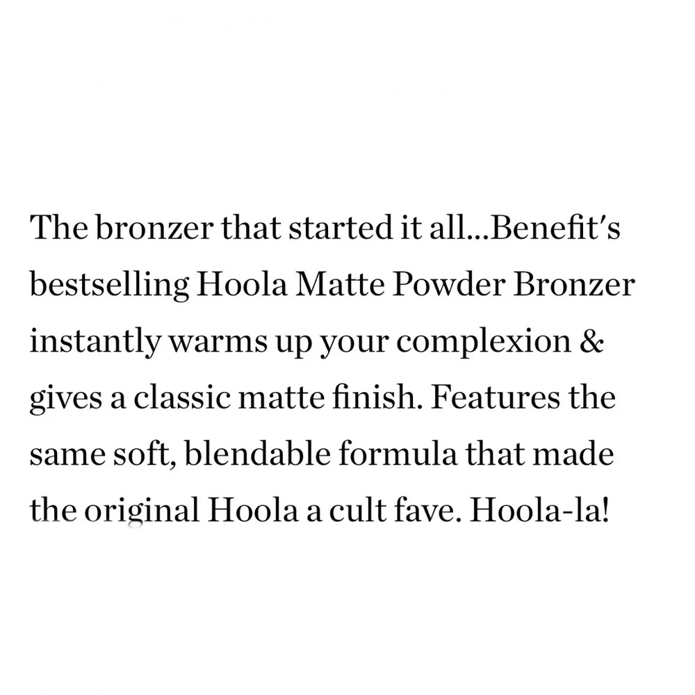 Benefit Hoola Bronzer Mini